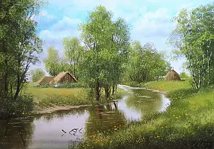 Marek Szczepaniak - Meadows by the river