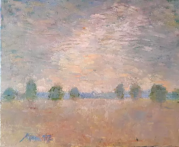 Tadeusz Jurga - Łąki nadnoteckie, 2017