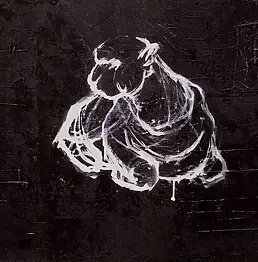 Patryk Janczukowski, Lamm, Ölbild - Leinwand, 70 x 50