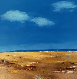 Kestutis Jauniskis, Пейзаж 61, Масляная картина - холст, 40 x 30
