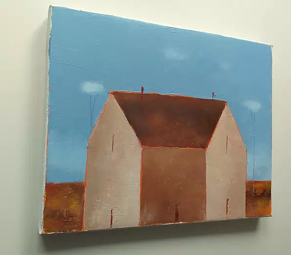 Kestutis Jauniskis - Landscape With House 4