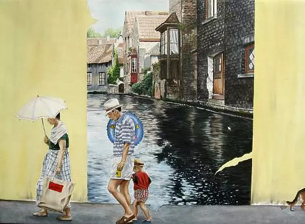 Rosa Borreale - Landscape in the city