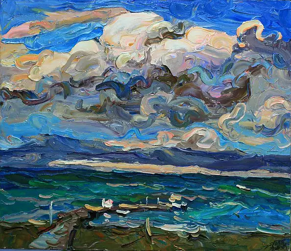 Andrew Zhao - Landscape of Qinghai Lake