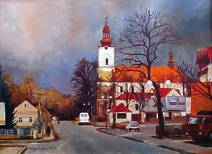 Katarzyna Kogutowicz - Landscape with a mailman