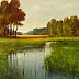 Tadeusz Gazda - Paesaggio con un fiume