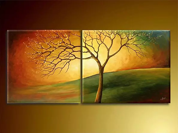 Ewa Gawlik - Pejzaż z drzewem