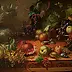 Aleksander Mikhalchyk - Large still life with fruit and vegetables. Episode.