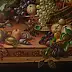 Aleksander Mikhalchyk - Large still life with fruit and vegetables. Episode.