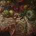 Aleksander Mikhalchyk - Large still life with fruit and vegetables. Episode. 