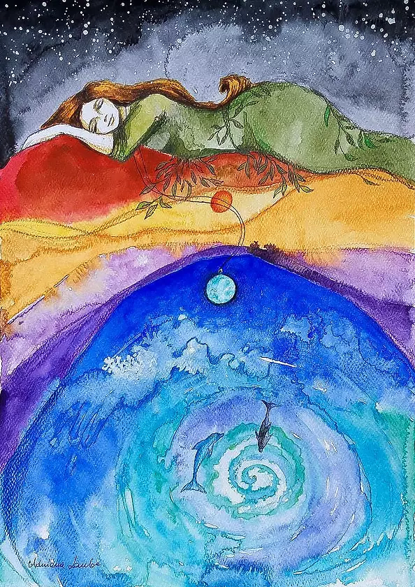 Adriana Laube - Larimar - a dream about Atlantis