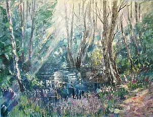 Kazimierz Komarnicki - Las.Świt