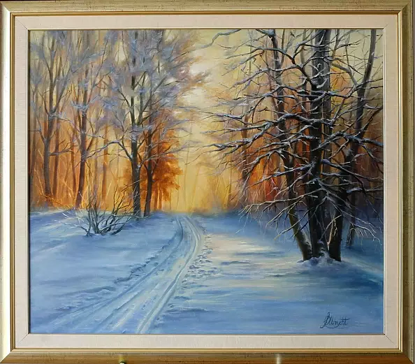 Lidia Olbrycht - Forest, sun, winter