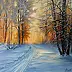 Lidia Olbrycht - Forêt, soleil, hiver
