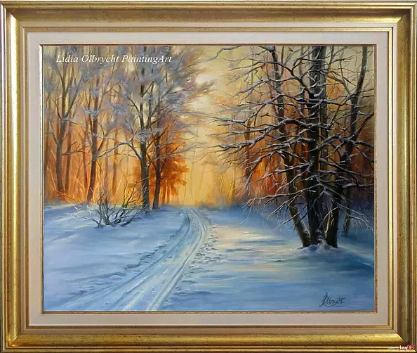 Lidia Olbrycht - Forest, sun, winter