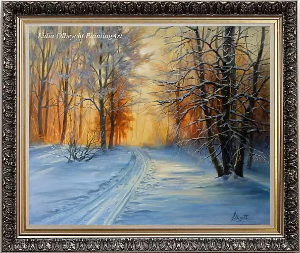 Lidia Olbrycht - Forest, sun, winter