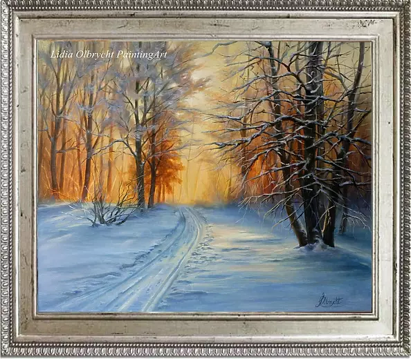 Lidia Olbrycht - Forest, sun, winter