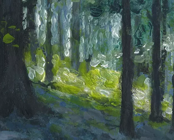 Witold Kubicha - Forest in Łomnica-Zdrój