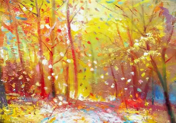 Włodzimierz Draczyński - Las w październiku