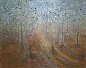 Antonina Radzięda - Las w porannej mgle