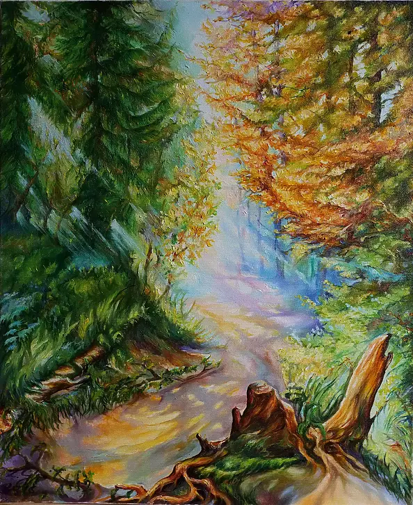 Zenon Gleń - Forest in the sun