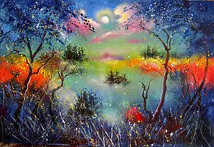 Włodzimierz Draczyński - Las we mgle