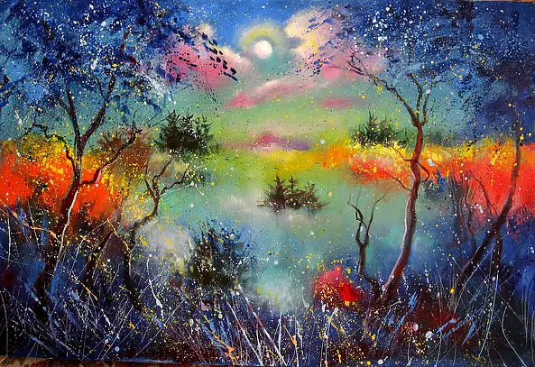 Włodzimierz Draczyński - Las we mgle