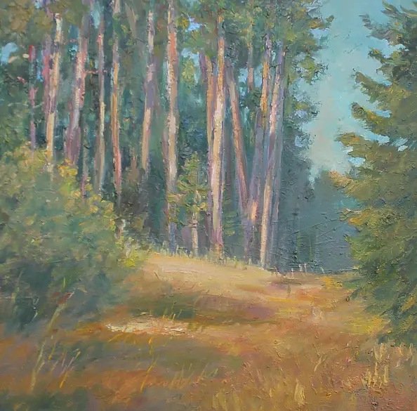 Sabina Salamon - Forest in the evening