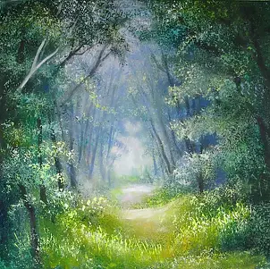 Włodzimierz Draczyński - Las wiosenny