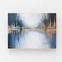 Paulina Lebida - Лес - картина акрилом, формат 40/30 см.