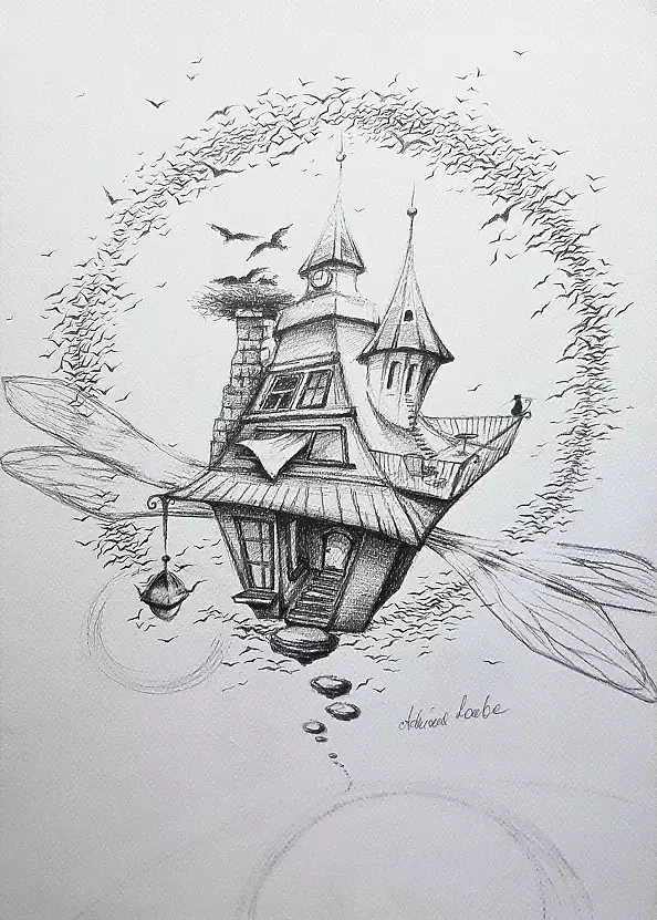 Adriana Laube - "Latający Dom Czarownicy"