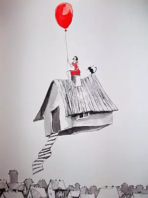 Adriana Laube - flying house