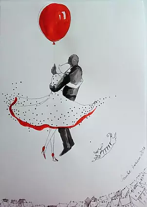 Adriana Laube - flying cat