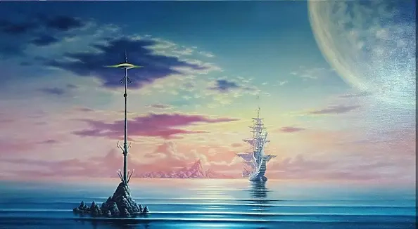 Yurii Trenov - Leuchtturm. Morgendämmerung.