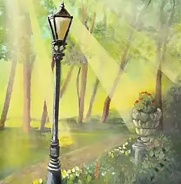 Hanna Sobecka - Lanterna nel parco