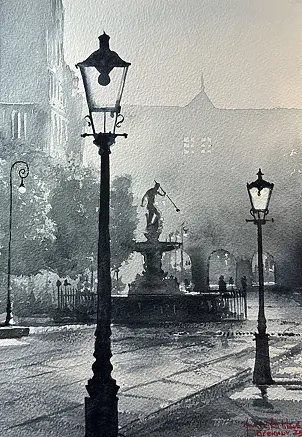 Janusz Kulikowski - The lanterns of Długi Targ