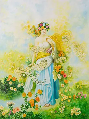 Aleksandr Ivanov - Summer - Goddess Aphrodite