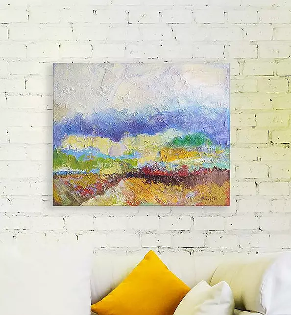 Anna Skowronek - Lato - obraz olejny na płótnie, oryginał, unikat