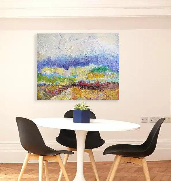 Anna Skowronek - Lato - obraz olejny na płótnie, oryginał, unikat