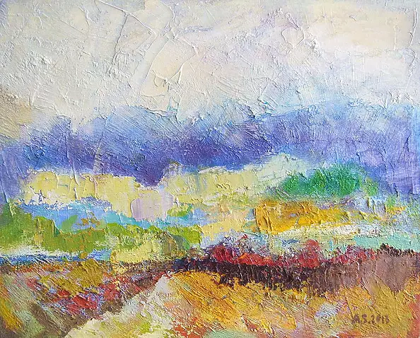 Anna Skowronek - Lato - obraz olejny na płótnie, oryginał, unikat