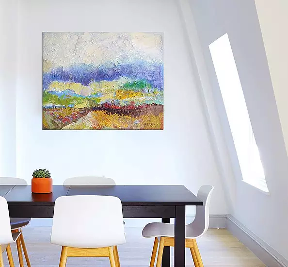 Anna Skowronek - Lato - obraz olejny na płótnie, oryginał, unikat