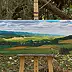 Wojciech Pater, Lato, Obraz olejny - płótno, 120 x 40