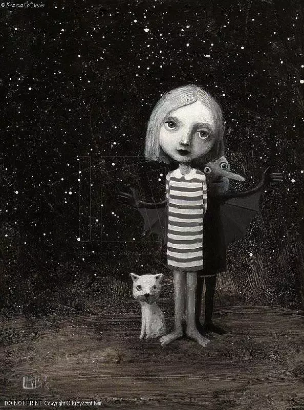 Krzysztof Iwin - Laura, a raincoat and a cat