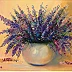 Grażyna Potocka - Lavender oil painting 24-30cm