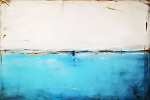 Maja Gajewska, Lazur i turkus I, Obraz olejny - płótno, 150 x 100