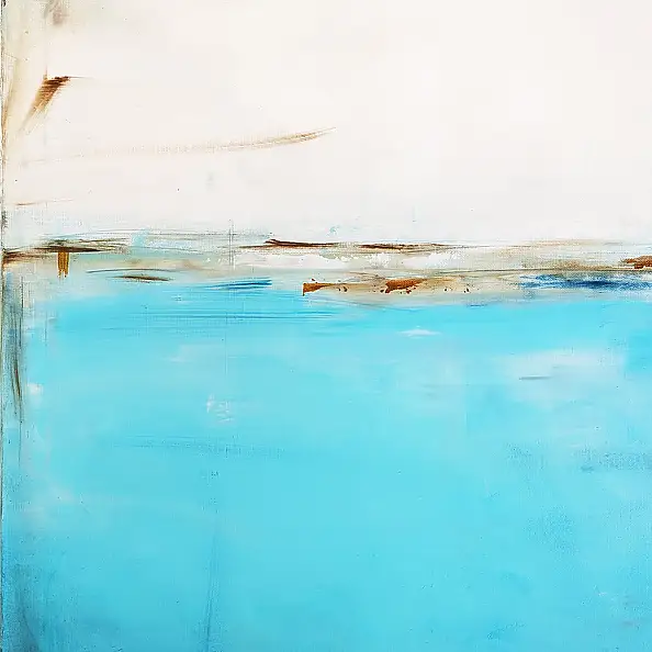 Maja Gajewska, Lazur i turkus I, Obraz olejny - płótno, 150 x 100