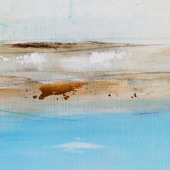 Maja Gajewska, Lazur i turkus I, Obraz olejny - płótno, 150 x 100