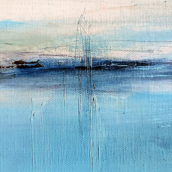 Maja Gajewska, Lazur i turkus I, Obraz olejny - płótno, 150 x 100