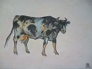 Marianna Małgorzata Bakanowicz - Azure cow - 2008