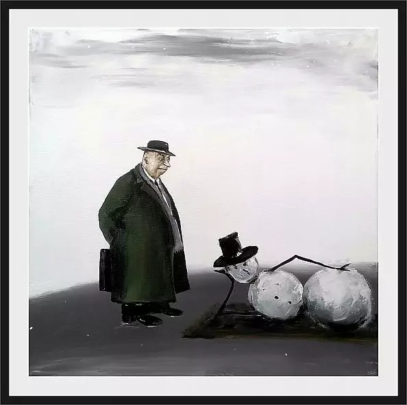 Andrzej Cybura - Lazy snowman