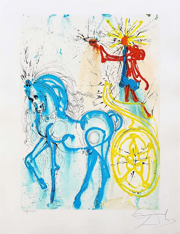 Salvador Dali - Le cheval de triomphe, 1970,